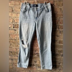 Hollister Light Blue Distressed Women Jeans